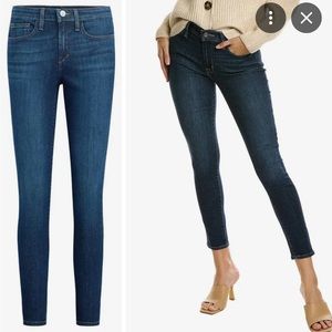 Hudson Natalie midrise ankle super skinny jeans, size 25